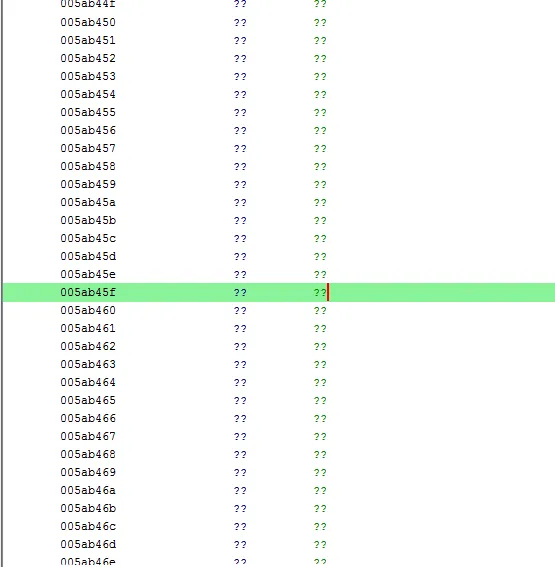 Junk bytes in Ghidra