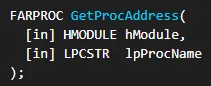 GetProcAddress